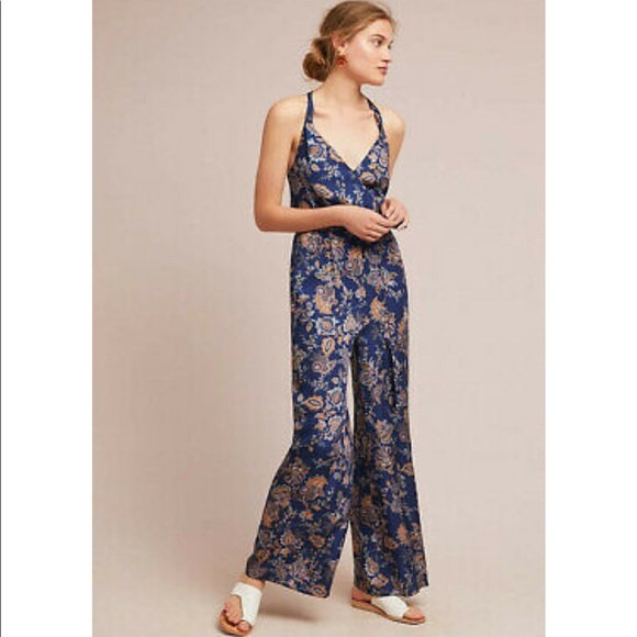 Anthropologie Pants - Anthropologie Floral Jumpsuit